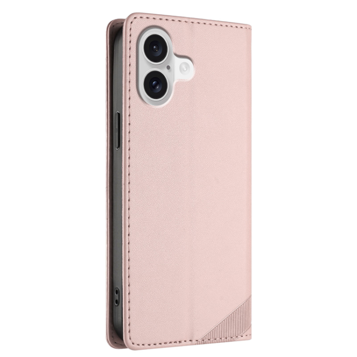 A-One Brand - iPhone 17 Plånboksfodral Punk Style Imprinted - Rosa