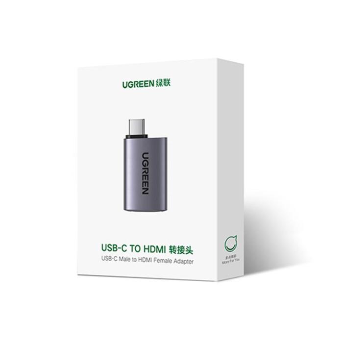 Ugreen - UGreen Adaptrar USB-C Till HDMI - Grå