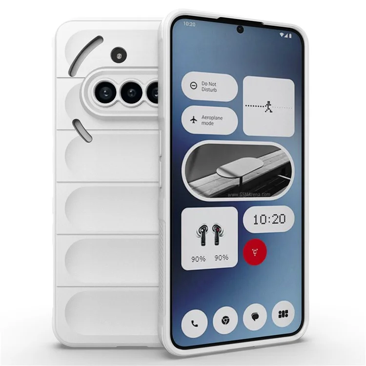 Nothing Phone (3a) Mobilskal MagSafe Rugged TPU - Vit | 2353 | AlltMobil