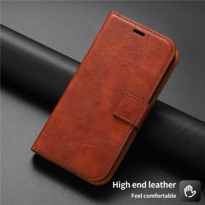 OEM - iPhone 15 Plus Plånboksfodral 2-in-1 Detachable - Brun