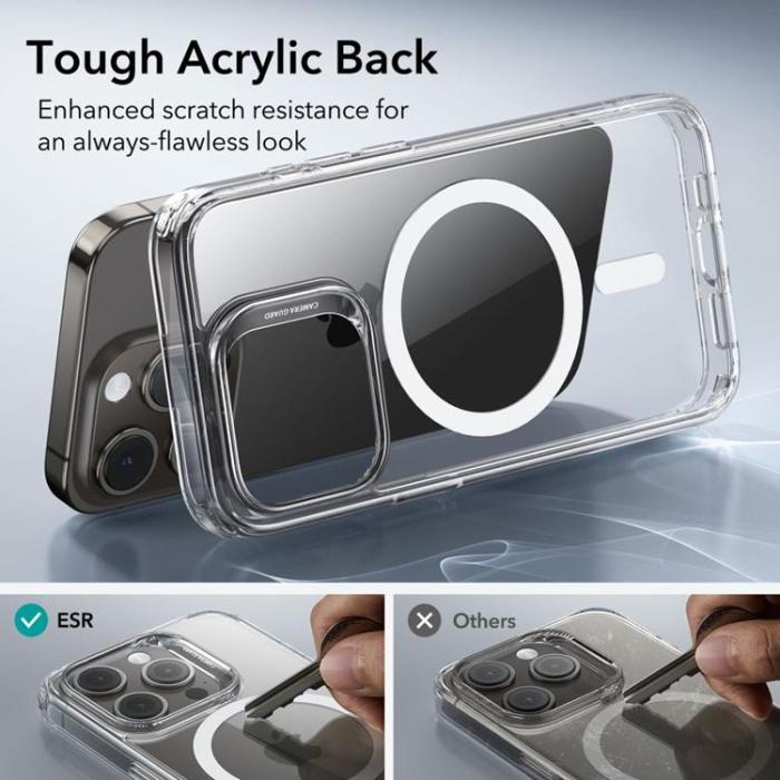 UTGATT - ESR iPhone 15 Pro Mobilskal Magsafe CH Halolock - Clear
