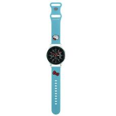 Hello Kitty - Hello Kitty Galaxy Watch 46mm Armband Silikon Kitty - Bl&aring;