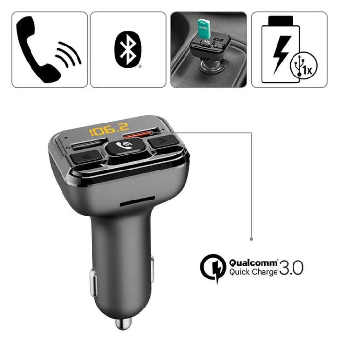 Hama - Hama FM-sändare Bluetooth - Grå