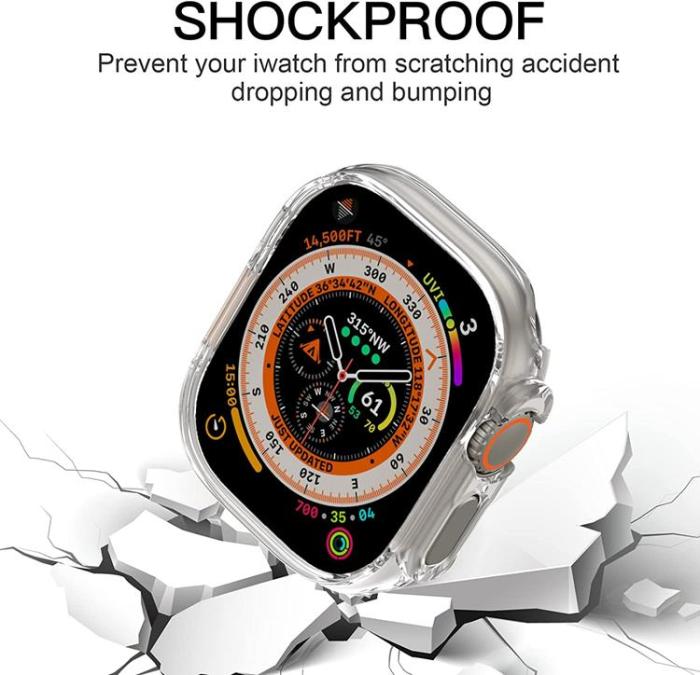OEM - Apple Watch Ultra (49mm) Skal Shockproof - Clear