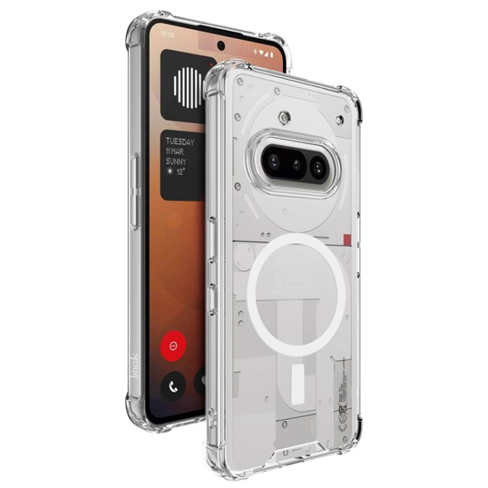 Imak - Imak Nothing Phone (3a) Mobilskal MagSafe Shockproof - Clear