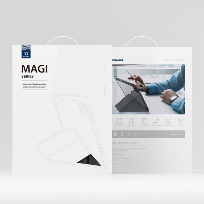 UTGATT1 - Dux Ducis iPad Pro 11 (2018/2020/2021) iPad Air 4 Fodral Magi - Svart