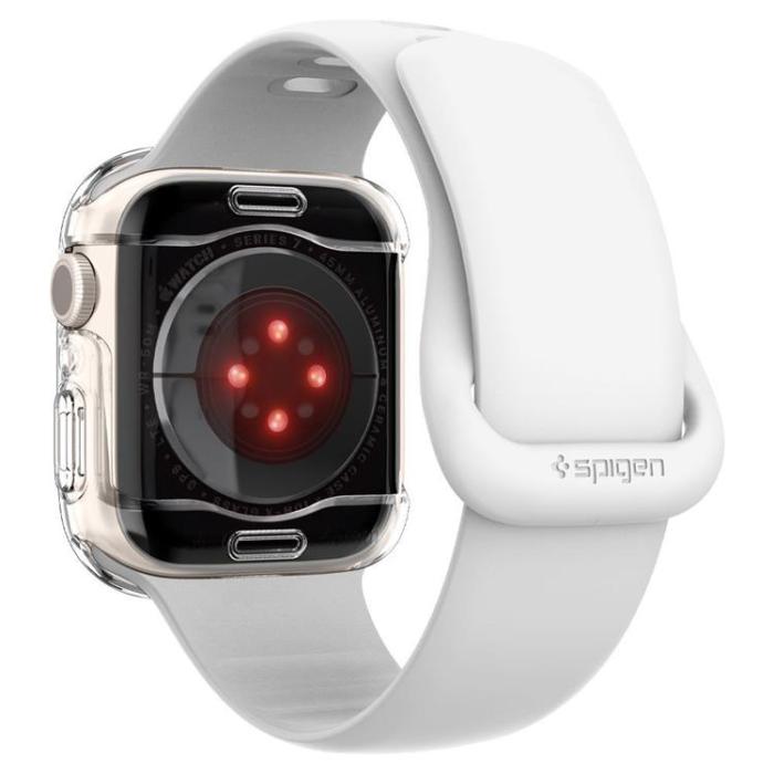 Spigen - Spigen Apple Watch 7/8 (45mm) Skal Ultra Hybrid - Clear