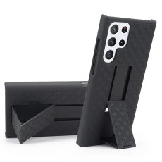 Taltech - Galaxy S22 Ultra Mobilskal Kickstand - Svart