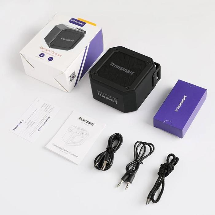 Tronsmart - Tronsmart Element Groove 10 W Bluetooth 5.0 Trådlös Högtalare - Svart