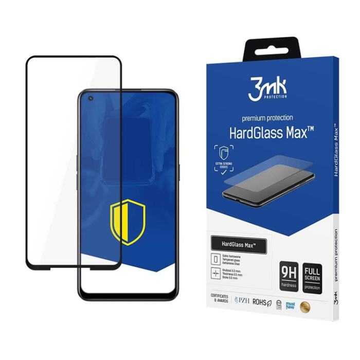 UTGATT1 - 3MK Realme 9 Pro Härdat Glas Max™ - Svart