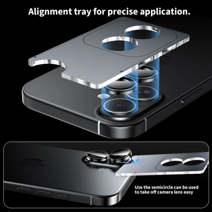 Tech-Protect - Tech-Protect Xiaomi Redmi Note 15 Pro 5G Kameraskydd Härdat Glas - Svart