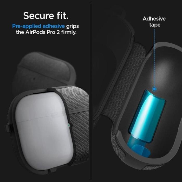 Spigen - Spigen Airpods Pro 1/2 Skal Urban Fit - Svart
