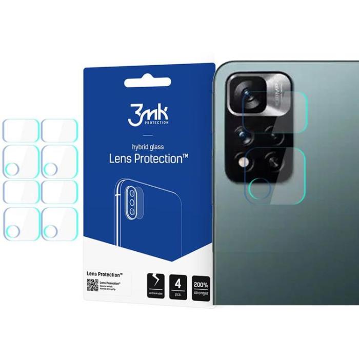 3MK - 3mk Xiaomi Redmi Note 11 Pro  Kameralinskydd - Transparent