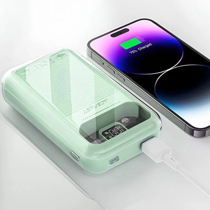 Acefast - Acefast Powerbank 20000mAh 30W Sparkling Series M2 - Grön