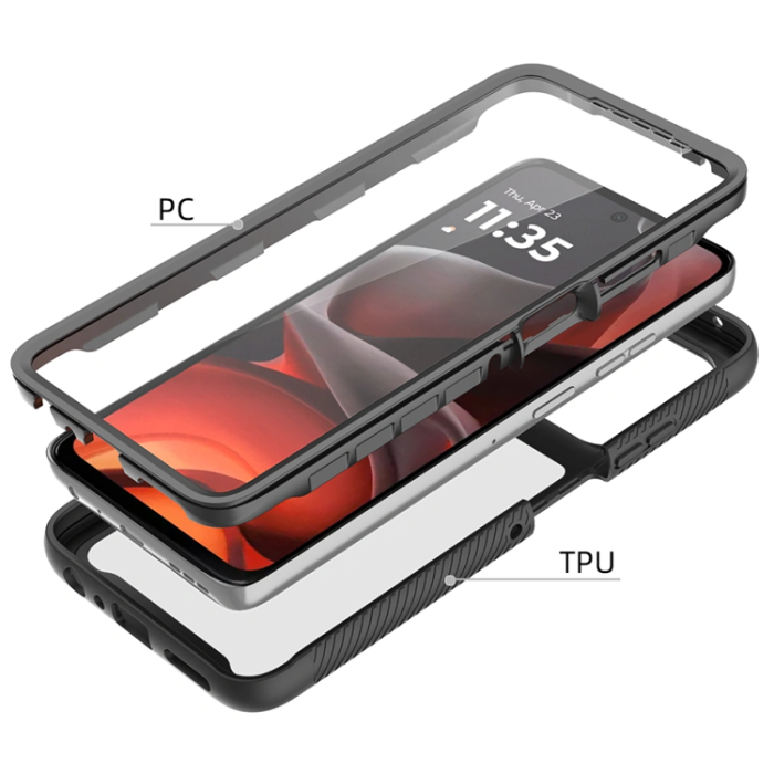 Tech-Protect - Tech-Protect Motorola Moto G56 5G Mobilskal Defense - Svart