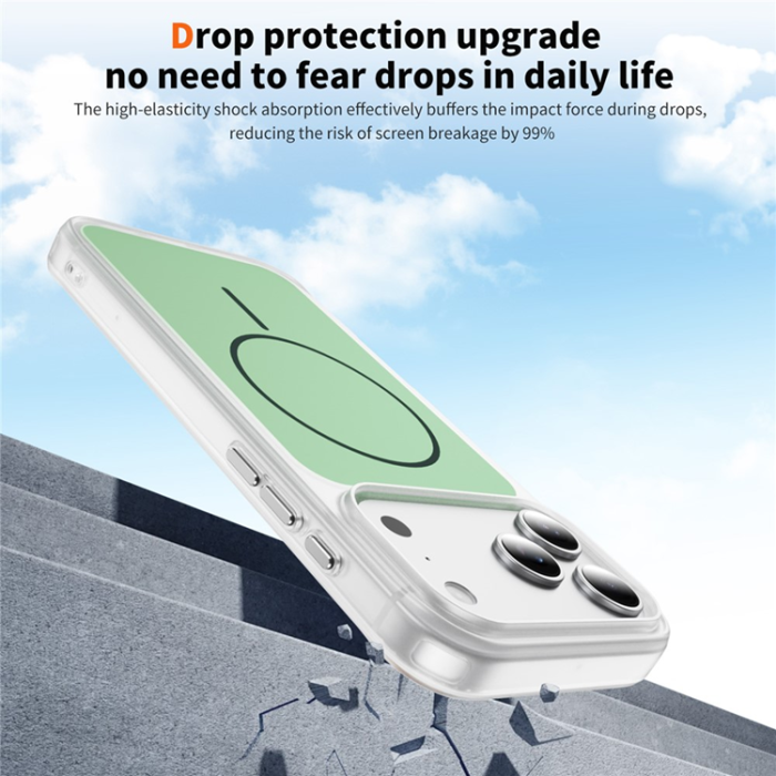 A-One Brand - iPhone 17 Pro Mobilskal MagSafe Skin Touch TPU PC