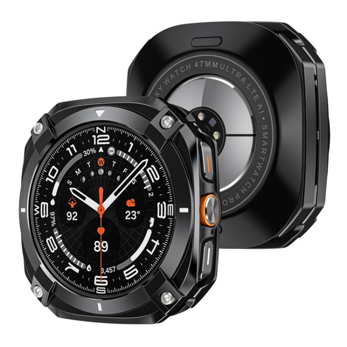 A-One Brand - Samsung Galaxy Watch Ultra (47mm) Skal Cyber Style - Svart/Vit