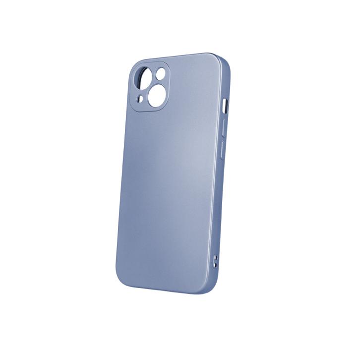 OEM - iPhone 13 Metallskal Skyddande Ljusblå Metallfinish