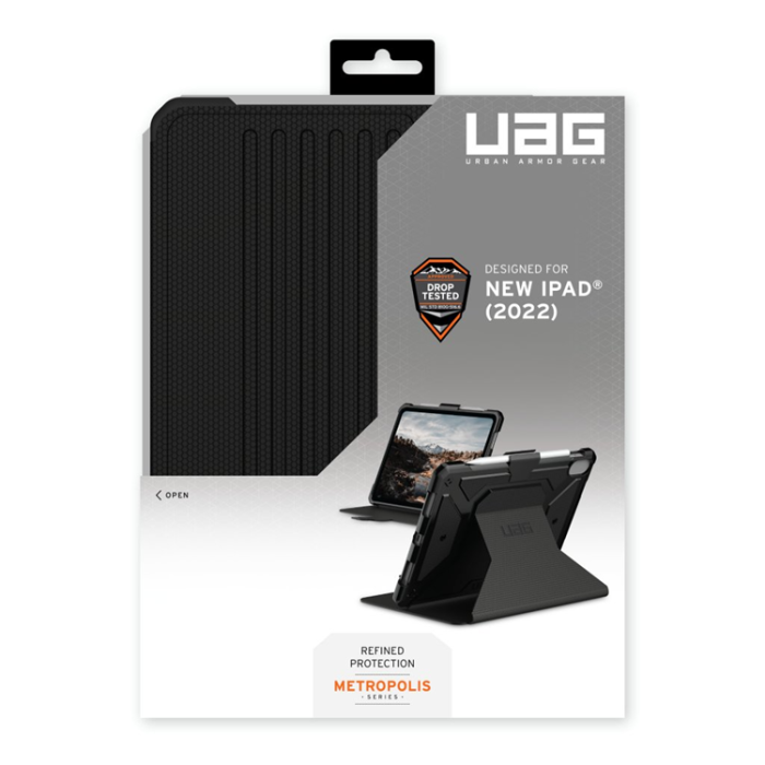 UAG - UAG iPad 10.9 Fodral Metropolis - Svart