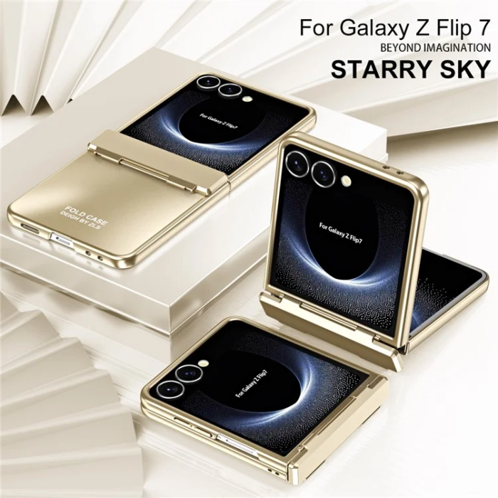 A-One Brand - Galaxy Z Flip 7 Mobilskal Electroplating - Guld