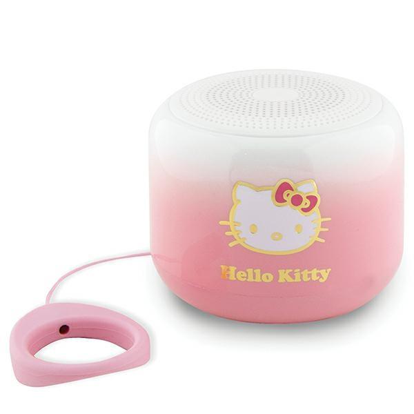 Produktfoto för Hello Kitty Högtalare Bluetooth 5.0 Electroplate Gradient - Rosa