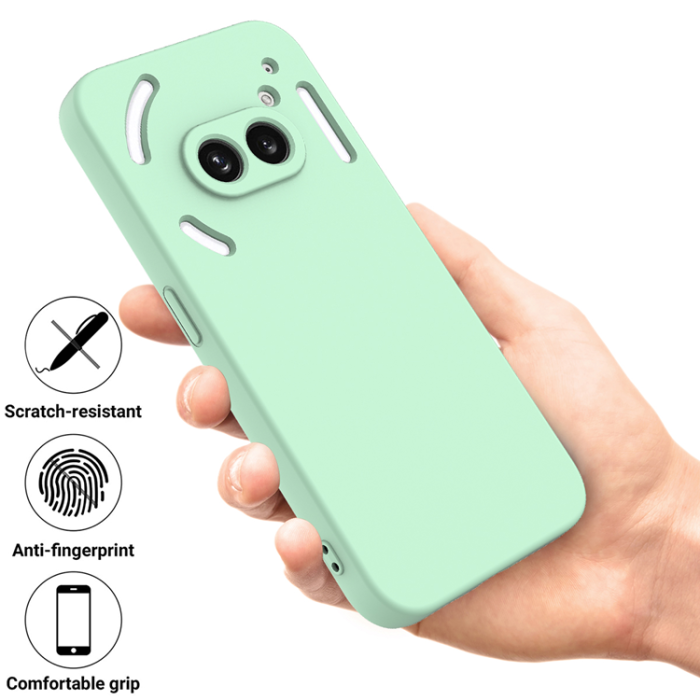A-One Brand - Nothing Phone (2a) Plus Mobilskal Liquid Silikon med Handrem