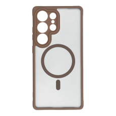 OEM - Galaxy S25 Mobilskal MagSafe Full Matte - Brun