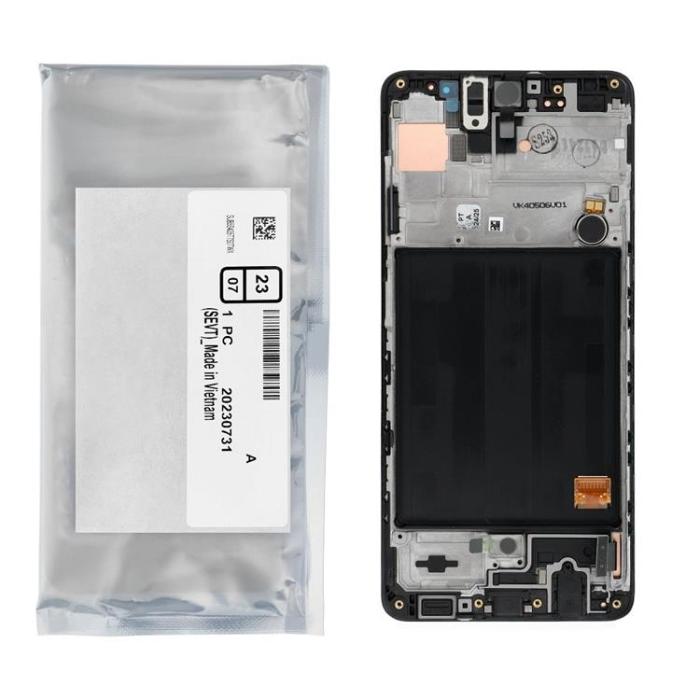 SpareParts - Galaxy A51 Skärm med LCD-display A515F Service Pack