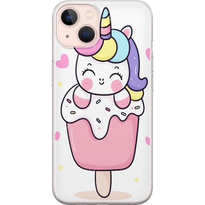 iSecrets - Mobilskal till Apple iPhone 13 mini med Glad enhörning