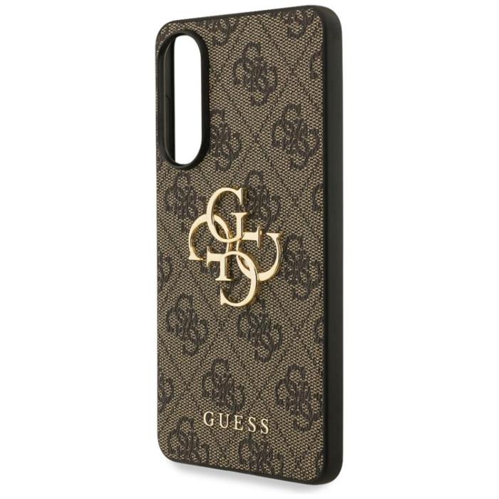 Guess - Guess Galaxy S25 Edge Mobilskal Big 4G Logo Classic - Brun