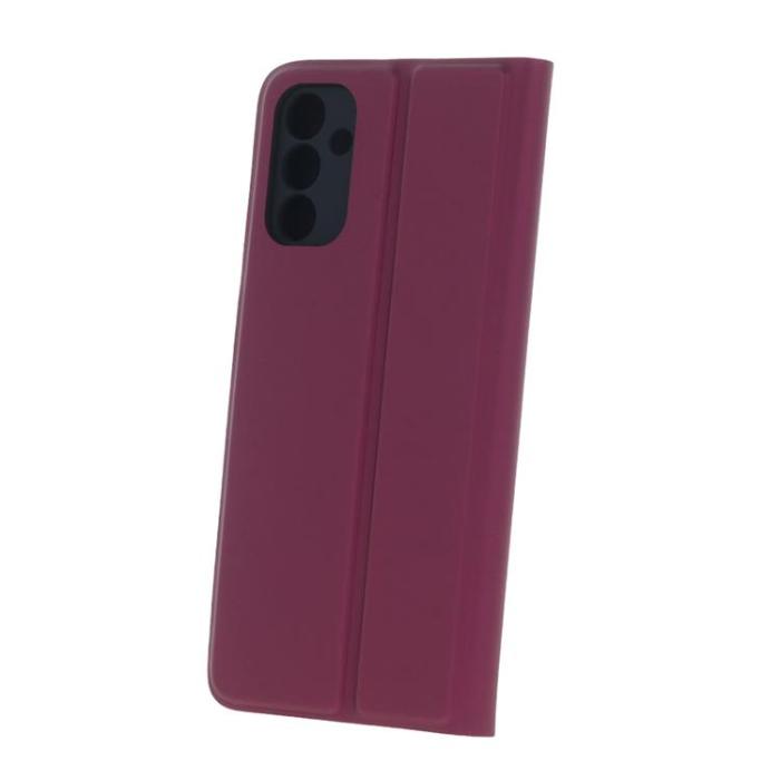 OEM - Xiaomi Redmi 13C/Poco C65 Plånboksfodral Smart Soft - Vinröd
