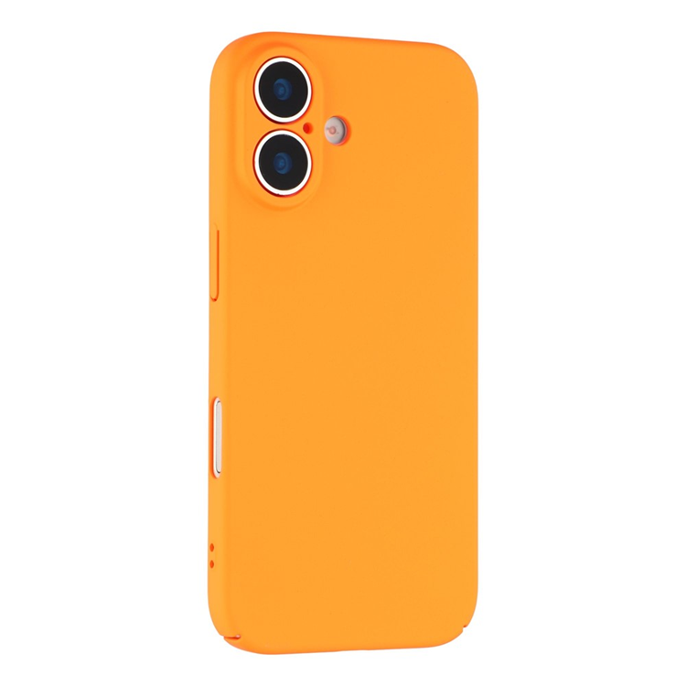 iPhone 17 Mobilskal Skin-Touch Rubberized Hard PC - Orange | 2353 | AlltMobil