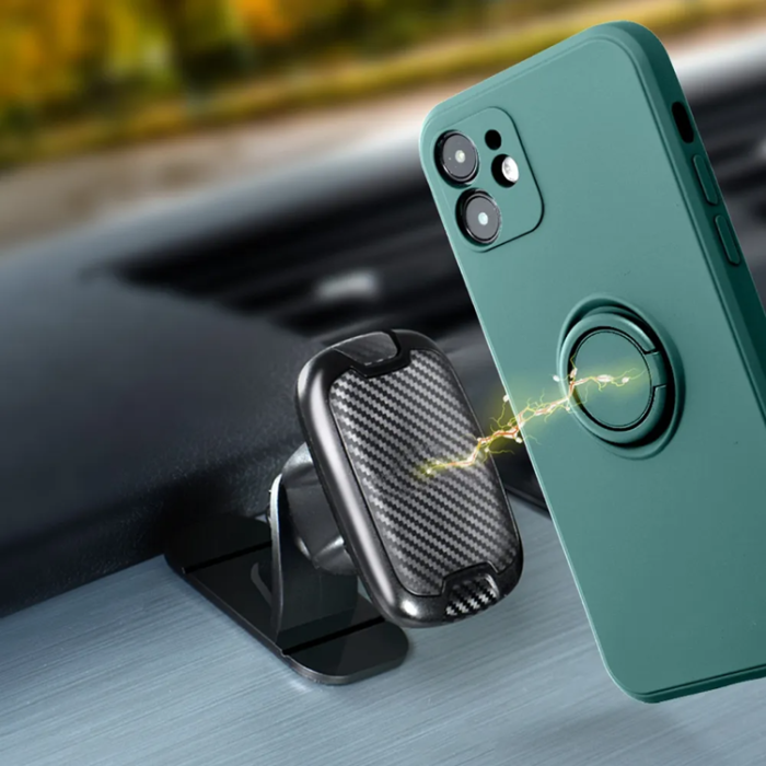 OEM - Xiaomi Redmi Note 14 5G Mobilskal Silikon Ring - Grön