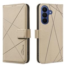 BINFEN COLOR - BINFEN Samsung Galaxy S26+ Pl&aring;nboksfodral Konstl&auml;der RFID Skydd - Beige