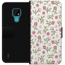 iSecrets - Pl&aring;nboksfodral till Motorola Moto E7 med Blommigt