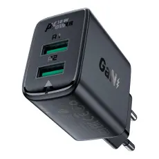 Acefast - Acefast Väggladdare 2x USB 18W - Svart