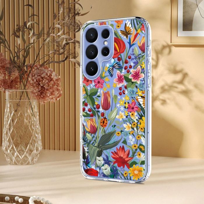 OEM - Mobilskal till Samsung Galaxy S26 Ultra Blommönster TPU - Liljor