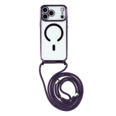 A-One Brand - iPhone 17 Pro Max Mobilskal MagSafe Electroplating TPU - Lila