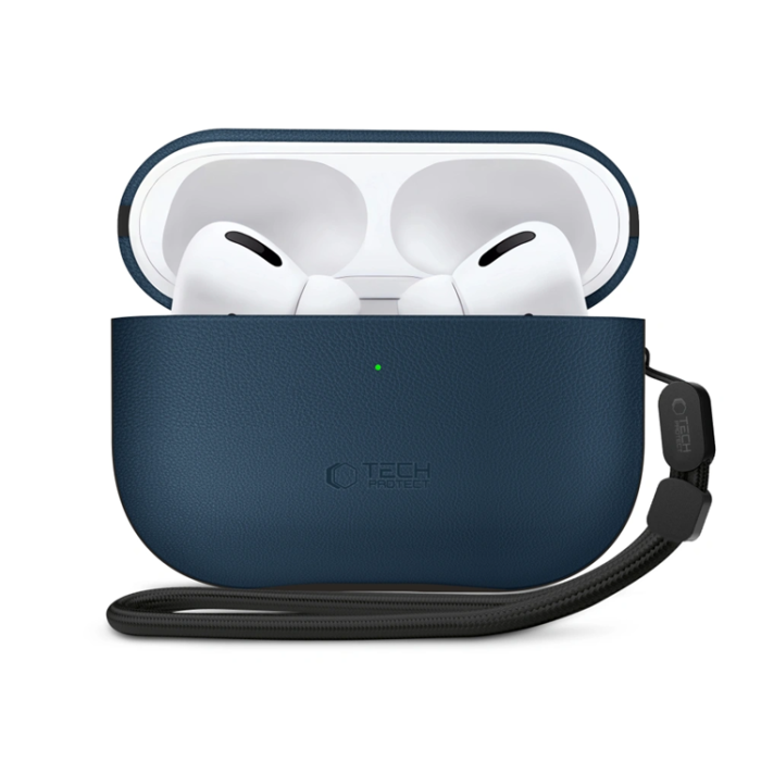 Tech-Protect - Tech-Protect Apple Airpods Pro 3 Skal Natural Fit - Marinblå
