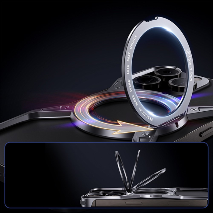 A-One Brand - iPhone 15/14/13 Mobilskal Bumper Frameless Kickstand