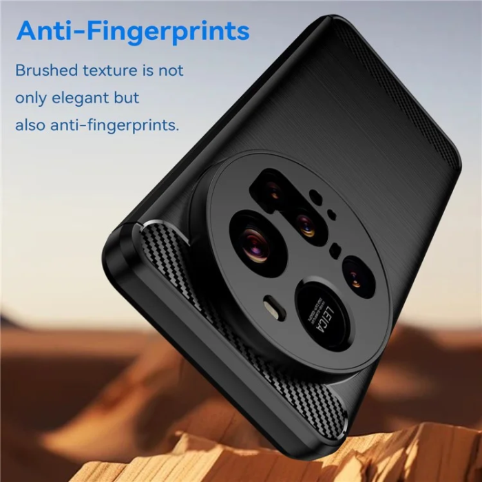 A-One Brand - Xiaomi 15 Ultra Mobilskal Carbon Fiber Texture Brushed - Svart