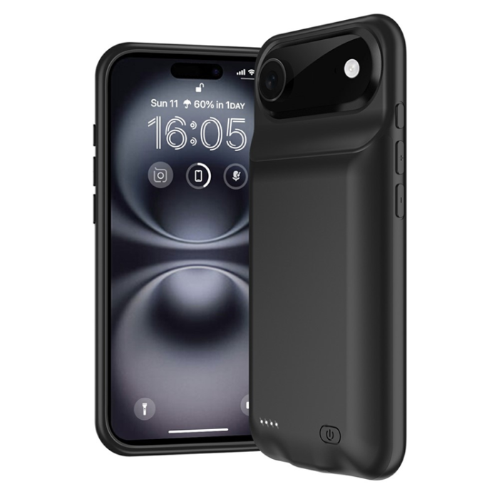 A-One Brand - iPhone 17 Air Batteriskal 6000mAh - Svart