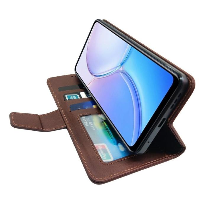 IDEWEI - IDEWEI Plånboksfodral för Samsung Galaxy S26 Konstläder Ställ - Kaffe