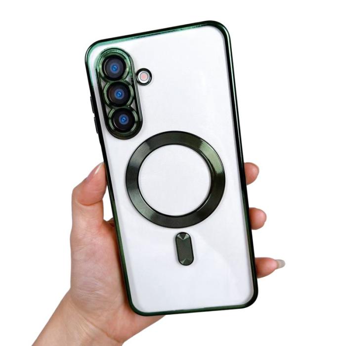 OEM - Mobilskal för Samsung Galaxy S26 Plus Magnetiskt TPU - Grön