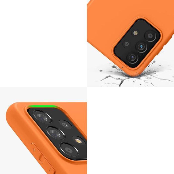 OEM - Galaxy A22 4G Mobilskal Silikon - Röd