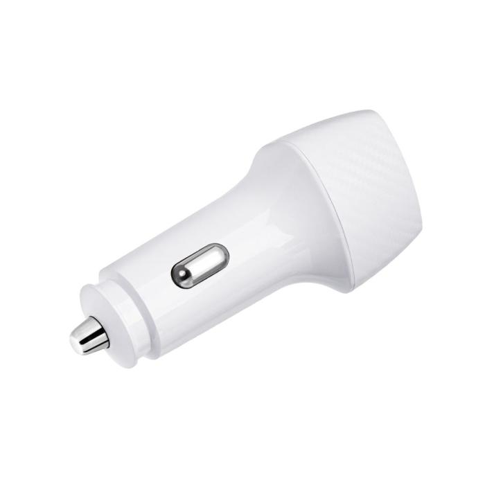 Forcell - FORCELL billaddare USB-C 3.0 PD20W USB QC3.0 18W 5A vit