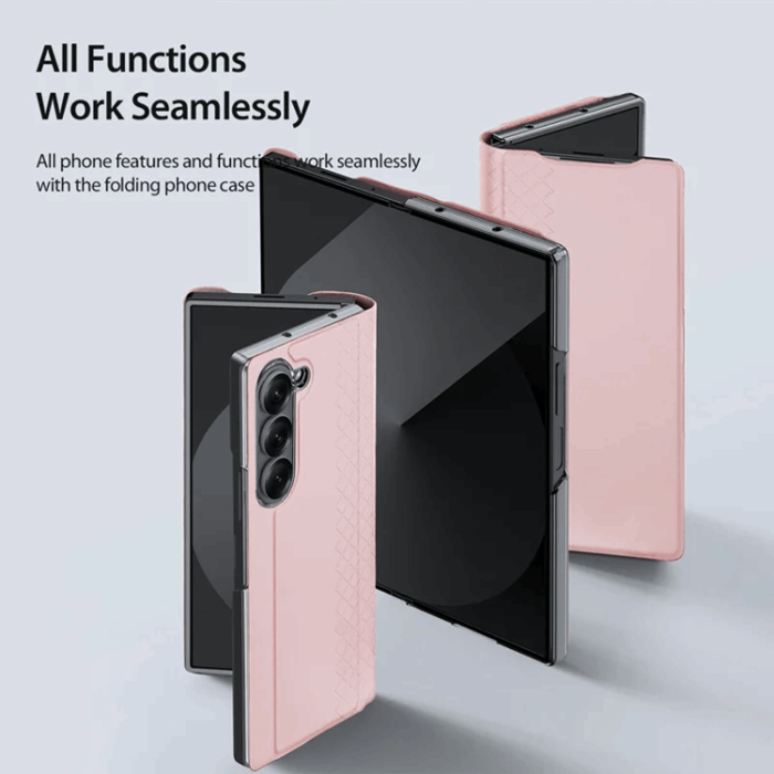Dux Ducis - Dux Ducis Galaxy Z Fold 7 Plånboksfodral Bril - Rosa
