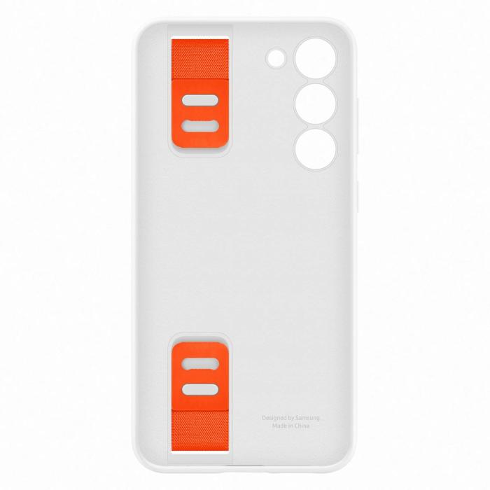 Samsung - Samsung Galaxy S23 Plus Skal Silicone Grip Case - Vit