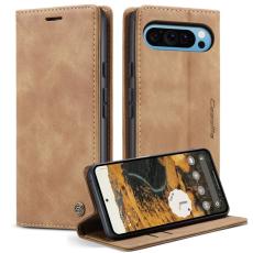 Caseme - CASEME 013 Series Mobilskal till Google Pixel 9 Pro XL Konstl&auml;der Brun