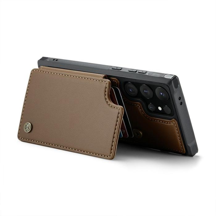 Caseme - CASEME C22 Fodral för Samsung Galaxy S24 Ultra - Brun